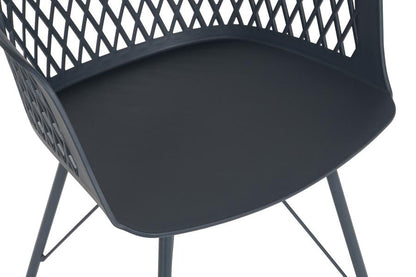 Silla Pp Metal 57X57X80_5 Azul Marino
