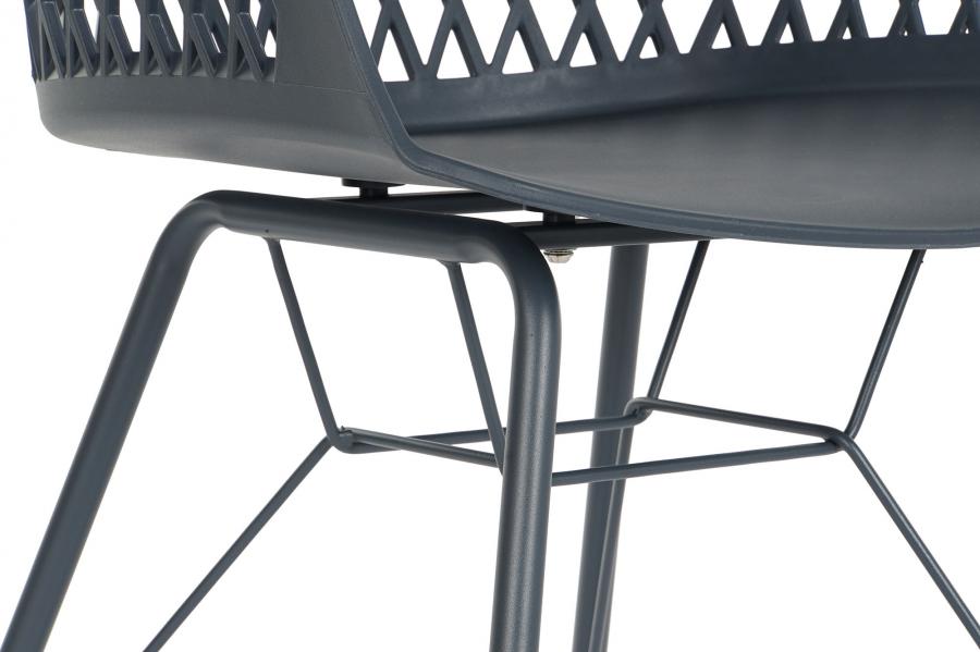 Silla Pp Metal 57X57X80_5 Azul Marino