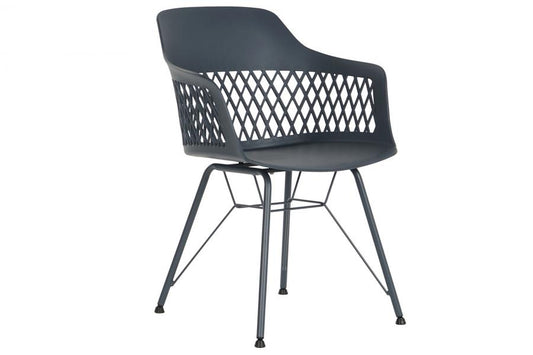 Silla Pp Metal 57X57X80_5 Azul Marino
