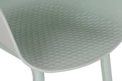Silla Pp Metal 60X52X78 Verde Menta