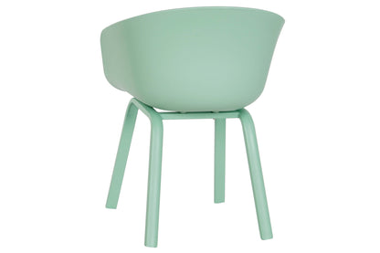 Silla Pp Metal 60X52X78 Verde Menta