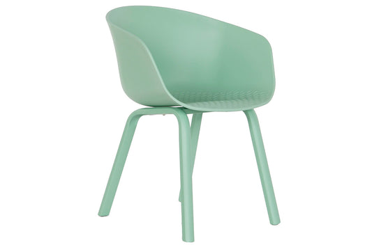 Silla Pp Metal 60X52X78 Verde Menta