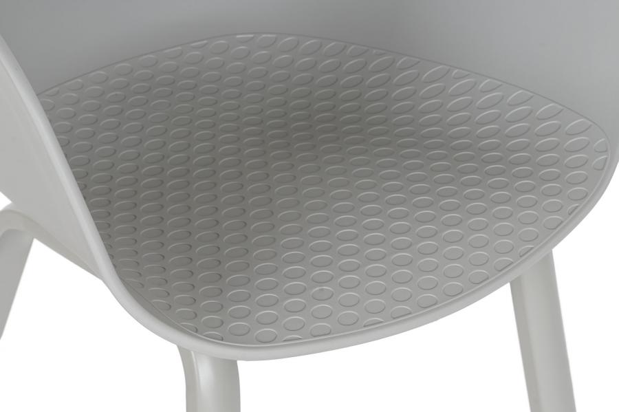 Silla Pp Metal 60X55X78 Gris Claro
