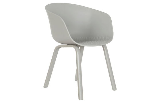 Silla Pp Metal 60X55X78 Gris Claro