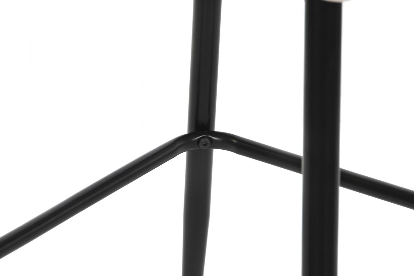 Taburete Poliester Metal 48X55X100 Rombo Beige