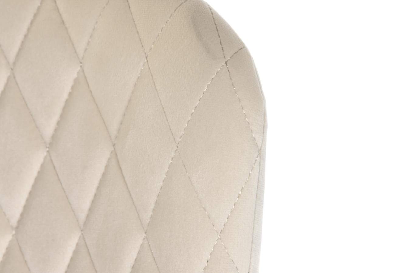 Taburete Poliester Metal 48X55X100 Rombo Beige
