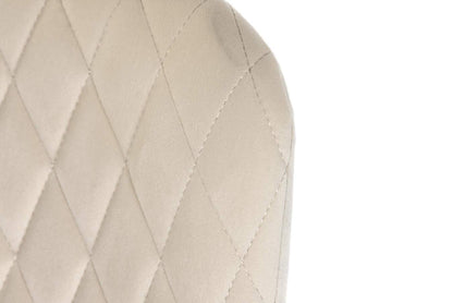 Taburete Poliester Metal 48X55X100 Rombo Beige
