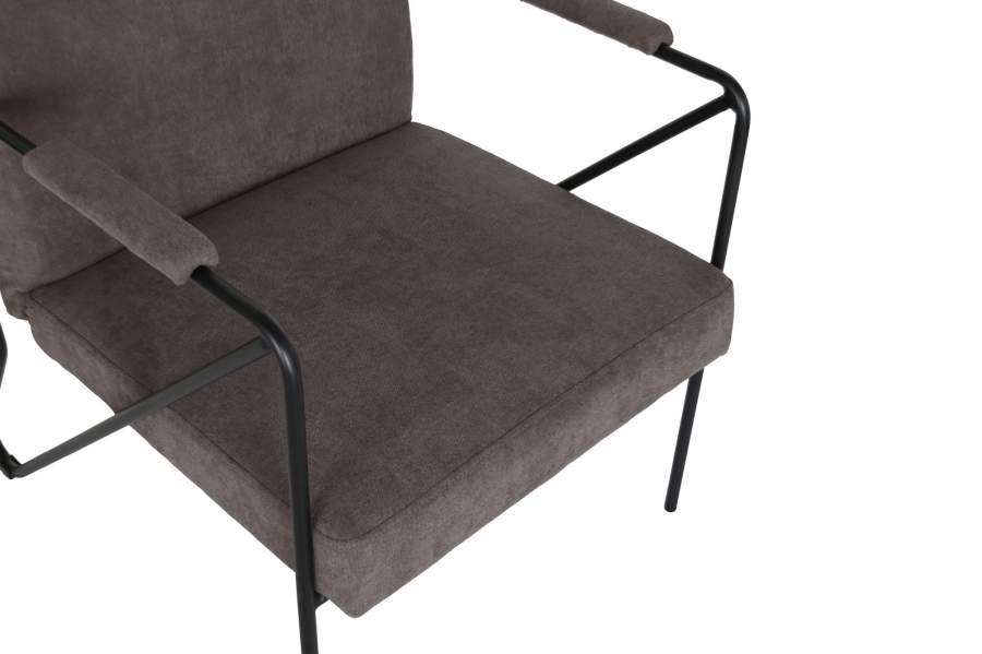 Butaca Poliester Metal 64X69_5X76 Gris