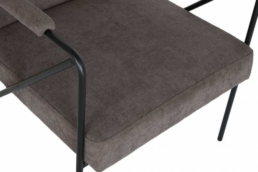 Butaca Poliester Metal 64X69_5X76 Gris