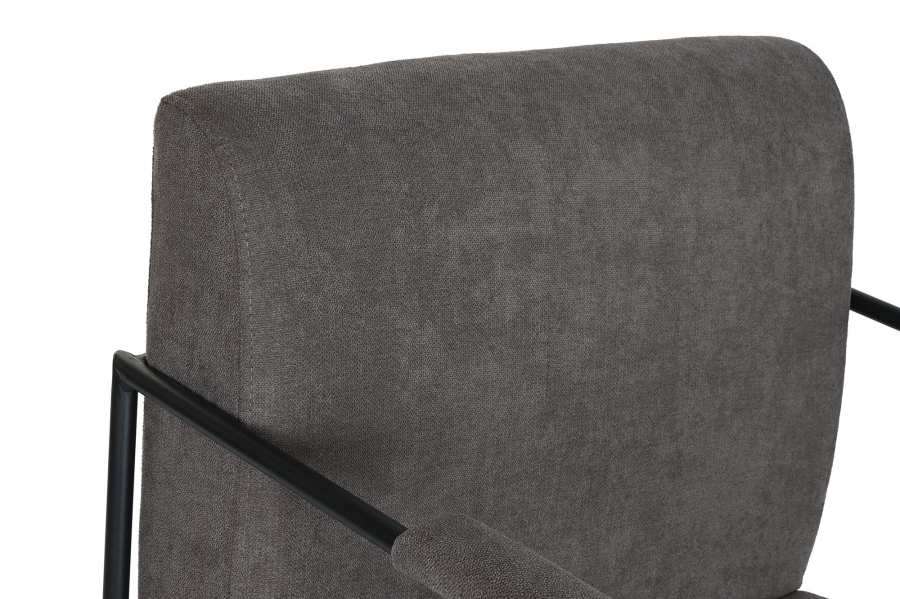 Butaca Poliester Metal 64X69_5X76 Gris