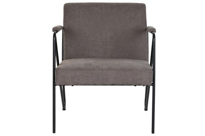 Butaca Poliester Metal 64X69_5X76 Gris