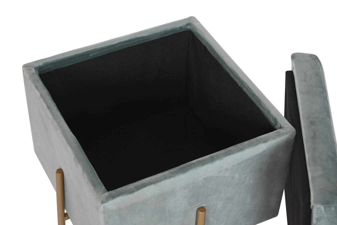 Reposapies Poliester Metal 45X45X45 Tapa
