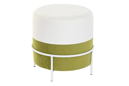 Reposapies Metal Poliester 40X40X40 Blanco