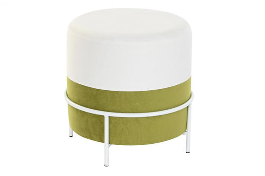 Reposapies Metal Poliester 40X40X40 Blanco