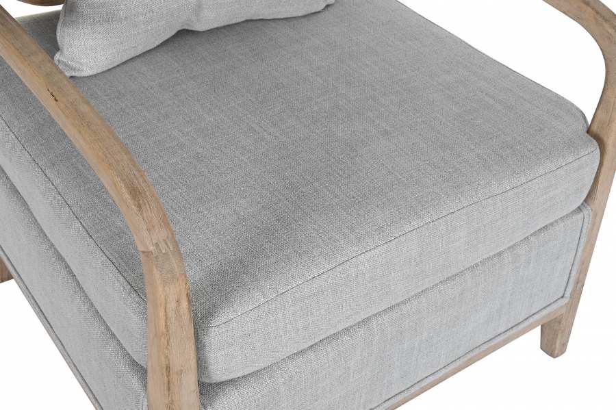 Sillon Abeto Poliester 70X73X88 Gris Claro