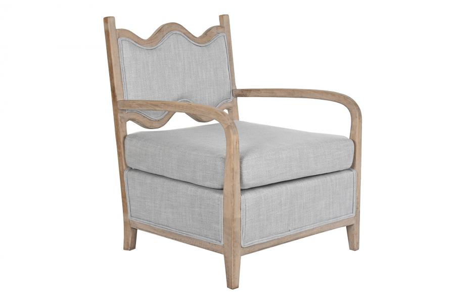 Sillon Abeto Poliester 70X73X88 Gris Claro