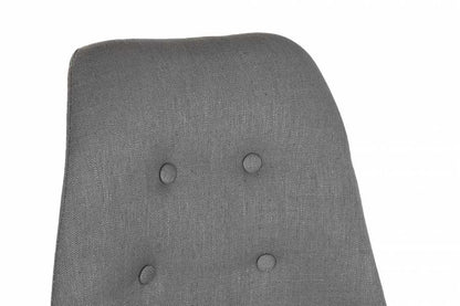 Silla Roble Poliester 48X44X84 Gris Oscuro