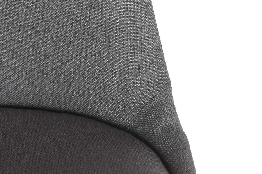 Silla Roble Poliester 48X44X84 Gris Oscuro