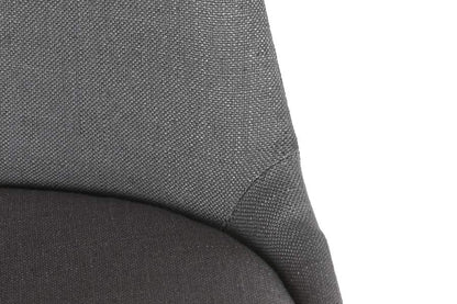 Silla Roble Poliester 48X44X84 Gris Oscuro