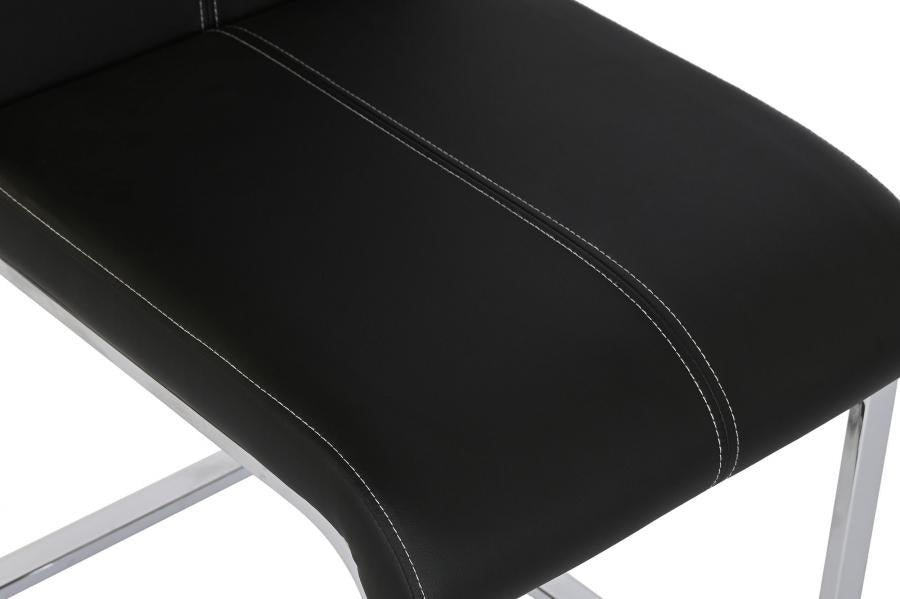 Silla Metal Pu 59X45X102 Negro
