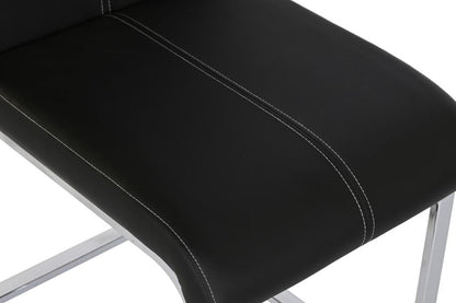 Silla Metal Pu 59X45X102 Negro