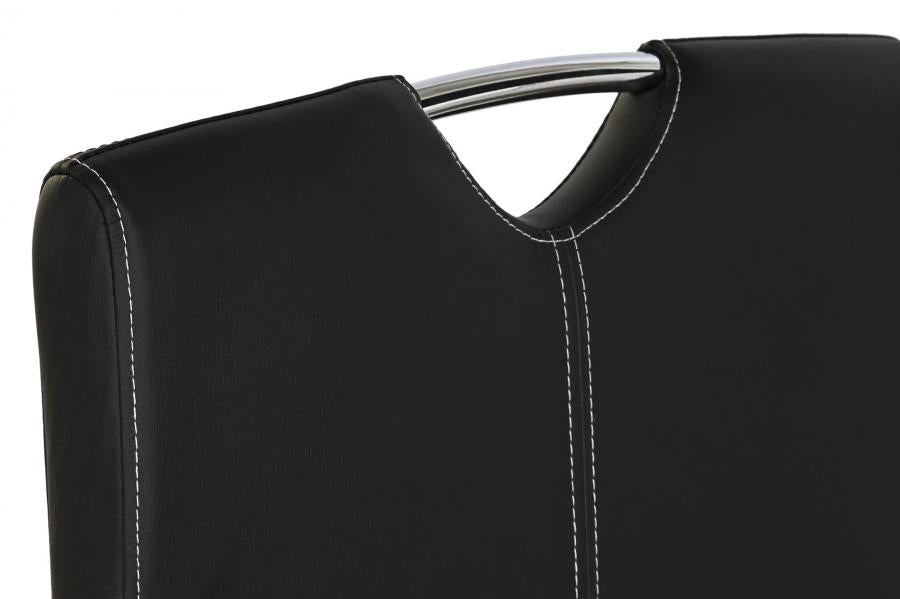 Silla Metal Pu 59X45X102 Negro