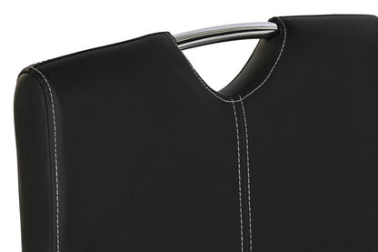 Silla Metal Pu 59X45X102 Negro
