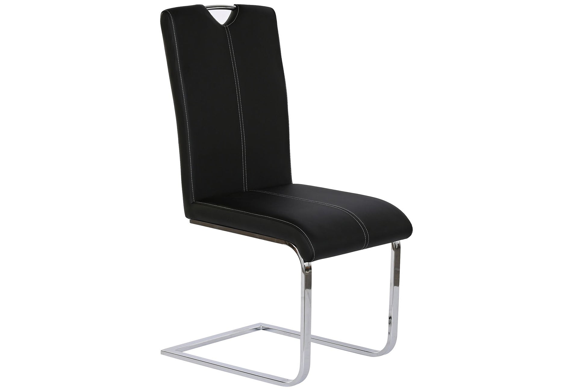 Silla Metal Pu 59X45X102 Negro