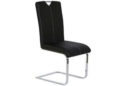 Silla Metal Pu 59X45X102 Negro