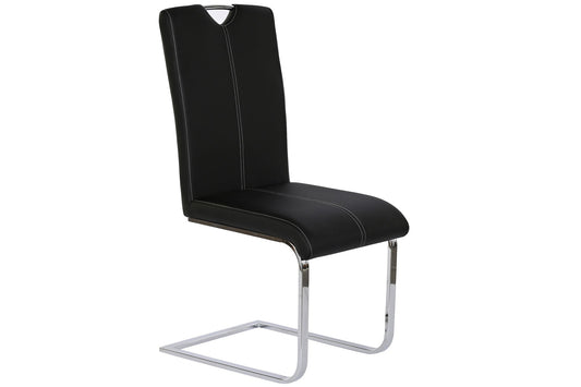 Silla Metal Pu 59X45X102 Negro