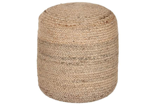 Reposapies Yute Eucalipto 40X40X45 Natural Marron