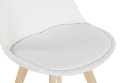 Silla Poliester Haya 48X56X83 Acolchado Blanco