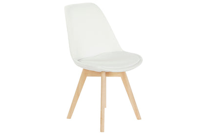 Silla Poliester Haya 48X56X83 Acolchado Blanco