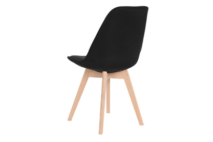 Silla Poliester Haya 48X56X83 Acolchado Negro