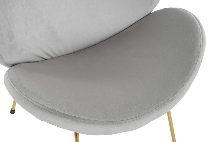Silla Poliester Metal 62X58X73 Terciopelo