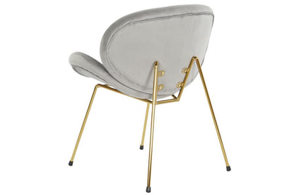 Silla Poliester Metal 62X58X73 Terciopelo