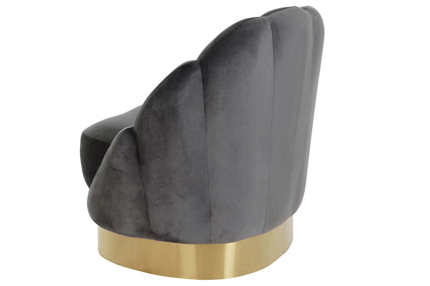 Butaca Poliester Metal 86X80X85 Gris Oscuro