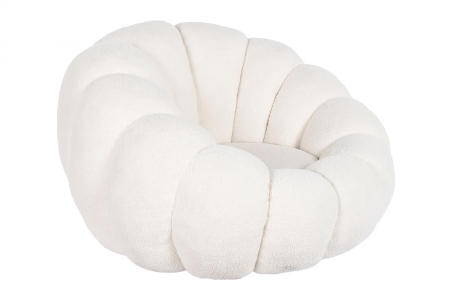 Sillon Poliester 98X97X62 Giratorio Borreguito