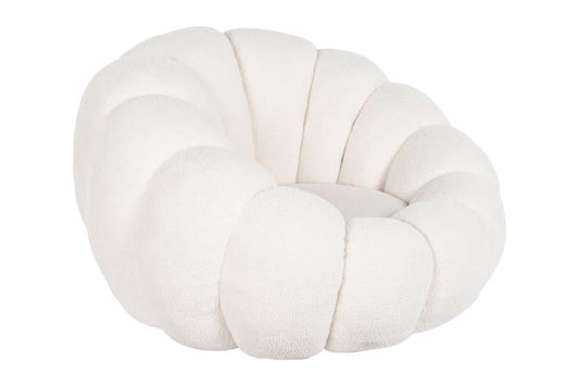 Sillon Poliester 98X97X62 Giratorio Borreguito