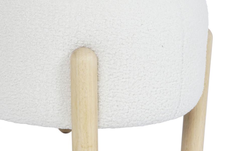 Reposapies Poliester Madera 45X45X36 Borreguito