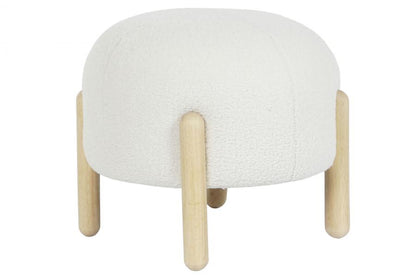 Reposapies Poliester Madera 45X45X36 Borreguito
