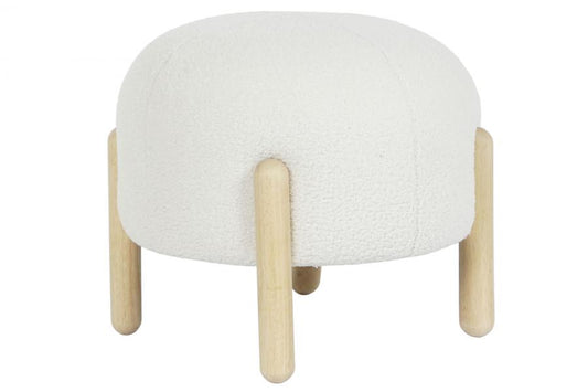 Reposapies Poliester Madera 45X45X36 Borreguito