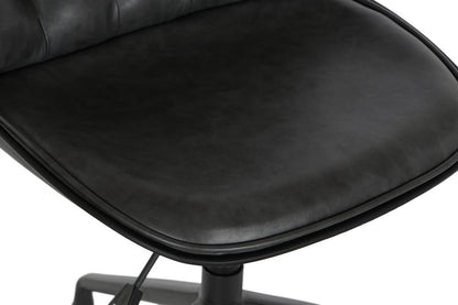 Silla Pp Metal 47_5X57_5X83 89 Ruedas Negro