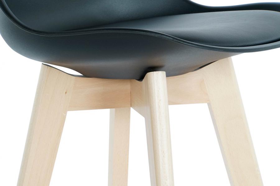 Taburete Haya Pu 57_5X50_5X109 Negro
