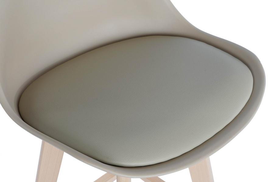 Taburete Haya Pu 48_5X55X109 Beige