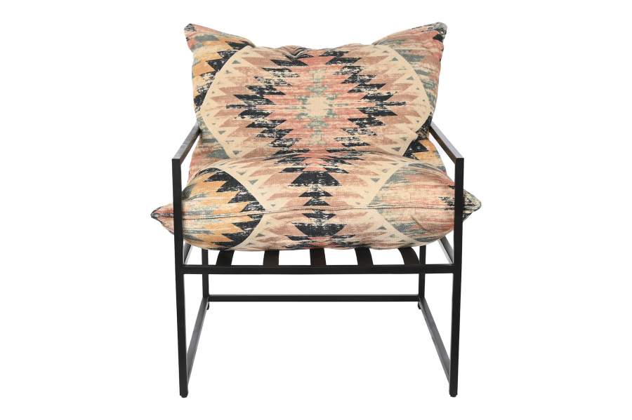 Butaca Kilim Metal 70X75X85 Multicolor