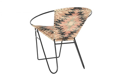 Silla Kilim Metal 76X76X63 Multicolor