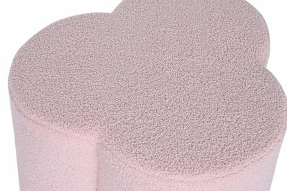 Reposapies Poliester 53X53X40 Borreguito Rosa