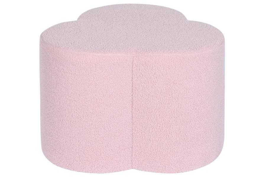 Reposapies Poliester 53X53X40 Borreguito Rosa