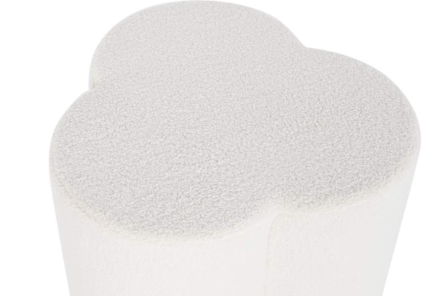 Reposapies Poliester 53X53X40 Borreguito Blanco
